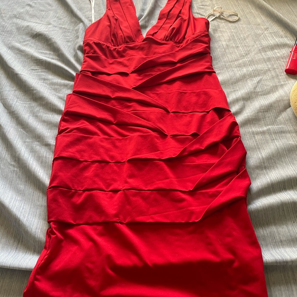 Red dress